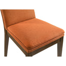  New Classic Furniture Maggie D7185B-20-ORG Dining Chair - Walnut/Terra Cotta IMAGE 4