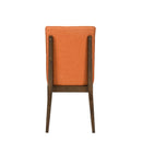  New Classic Furniture Maggie D7185B-20-ORG Dining Chair - Walnut/Terra Cotta IMAGE 5