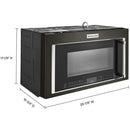  KitchenAid 1.9 cu. ft. Over-the-Range Microwave Oven with Air Fry KMHC319LBS IMAGE 9