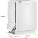  Whirlpool 24-inch Built-in Dishwasher WDF340PAMW IMAGE 7