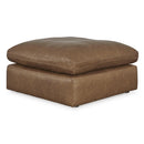  Manufacturer Color_Caramel  -- Emilia Leather Match Ottoman IMAGE 1