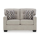  Manufacturer Color_Pebble  -- Mahoney Stationary Fabric Loveseat IMAGE 2