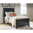  Size_Twin  -- Lanolee Panel Bed IMAGE 5