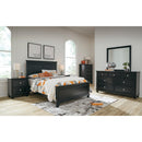  Lanolee B687B4 Full Panel Bed IMAGE 8