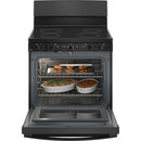  Color_Black  -- 30 inch Freestanding Electric Range with Radiant Smooth Cooktop IMAGE 3