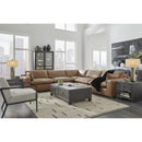 Manufacturer Color_Caramel  -- Emilia Leather Match 5 pc Sectional IMAGE 3