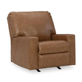  Manufacturer Color_Caramel  -- Bolsena Rocker Leather Match Recliner IMAGE 1