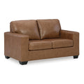  Manufacturer Color_Caramel  -- Bolsena Stationary Leather Match Loveseat IMAGE 1
