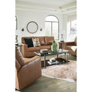  Manufacturer Color_Caramel  -- Bolsena Stationary Leather Match Sofa IMAGE 11