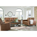  Manufacturer Color_Caramel  -- Bolsena Stationary Leather Match Sofa IMAGE 14