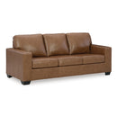  Manufacturer Color_Caramel  -- Bolsena Stationary Leather Match Sofa IMAGE 1