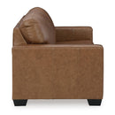  Manufacturer Color_Caramel  -- Bolsena Stationary Leather Match Sofa IMAGE 3