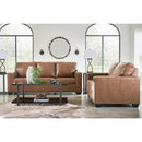  Manufacturer Color_Caramel  -- Bolsena Stationary Leather Match Sofa IMAGE 7