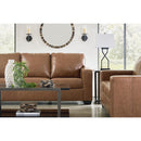  Manufacturer Color_Caramel  -- Bolsena Stationary Leather Match Sofa IMAGE 8