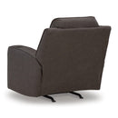  Manufacturer Color_Umber  -- Lavenhorne Rocker Leather Look Recliner IMAGE 6