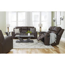  Manufacturer Color_Umber  -- Lavenhorne Reclining Leather Look Sofa IMAGE 18