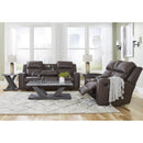  Manufacturer Color_Umber  -- Lavenhorne Reclining Leather Look Sofa IMAGE 19