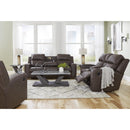  Manufacturer Color_Umber  -- Lavenhorne Reclining Leather Look Sofa IMAGE 20
