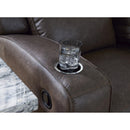  Manufacturer Color_Umber  -- Lavenhorne Reclining Leather Look Sofa IMAGE 8