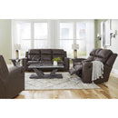  Manufacturer Color_Umber  -- Lavenhorne Reclining Leather Look Loveseat with Console IMAGE 15