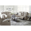  Manufacturer Color_Pebble  -- Lavenhorne 6330789 Reclining Sofa with Drop Down Table IMAGE 13