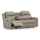  Manufacturer Color_Pebble  -- Lavenhorne 6330789 Reclining Sofa with Drop Down Table IMAGE 2