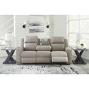  Manufacturer Color_Pebble  -- Lavenhorne 6330789 Reclining Sofa with Drop Down Table IMAGE 6
