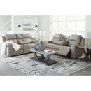  Manufacturer Color_Pebble  -- Lavenhorne 6330794 Double Reclining Loveseat with Console IMAGE 14
