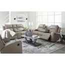  Manufacturer Color_Pebble  -- Lavenhorne 6330794 Double Reclining Loveseat with Console IMAGE 15