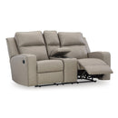  Manufacturer Color_Pebble  -- Lavenhorne 6330794 Double Reclining Loveseat with Console IMAGE 2
