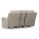  Manufacturer Color_Pebble  -- Lavenhorne 6330794 Double Reclining Loveseat with Console IMAGE 5
