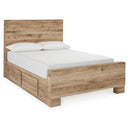  Hyanna B1050B25 Full Panel Bed with 1 Side Storage IMAGE 1