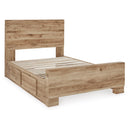  Hyanna B1050B25 Full Panel Bed with 1 Side Storage IMAGE 4