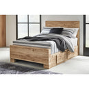  Hyanna B1050B25 Full Panel Bed with 1 Side Storage IMAGE 5
