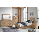  Size_Twin  -- Hyanna Panel Bed with Storage IMAGE 5