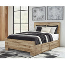  Hyanna B1050B32 Queen Panel Bed with 2 Side Storage IMAGE 1