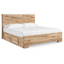  Hyanna B1050B33 King Panel Bed with 2 Side Storage IMAGE 1