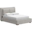  Size_Queen  -- Cabalynn Upholstered Platform Bed IMAGE 1