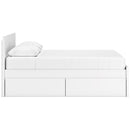  Onita EB9630B12 Queen Panel Platform Bed with 1 Side Storage IMAGE 5