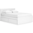  Onita EB9630B16 Queen Panel Platform Bed with 2 Side Storage IMAGE 1
