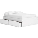  Onita EB9630B9 Full Platform Bed with 1 Side Storage IMAGE 2