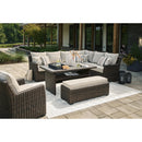  Signature Design by Ashley Brook Ranch P465-822 Sofa Sectional/Bench with Cushion IMAGE 9