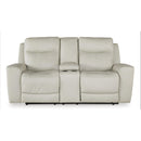  Signature Design by Ashley Mindanao U5950518C Power Reclining Loveseat with Console and Adjustable Headrest IMAGE 3