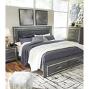  Lodanna B214B13 King Panel Bed with 2 Storage Drawers IMAGE 9