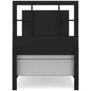  Size_Twin  -- Covetown Panel Bed IMAGE 4