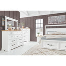  Size_Queen  -- Ashbryn Panel Bed with Storage IMAGE 9