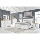  Ashbryn B844B4 King Panel Storage Bed IMAGE 12
