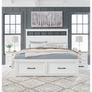  Ashbryn B844B5 California King Panel Storage Bed IMAGE 11