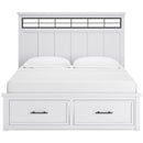  Ashbryn B844B5 California King Panel Storage Bed IMAGE 2