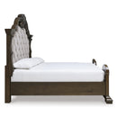  Size_Queen  -- Maylee Upholstered Panel Bed IMAGE 3